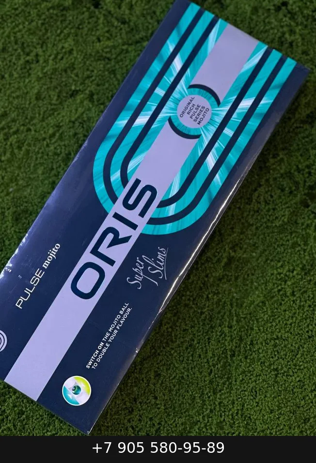 Oris Pulse Blueberry Menthol Superslims (Орис Пульс Черника Ментол Суперслимс) купить оптом — цена за блок